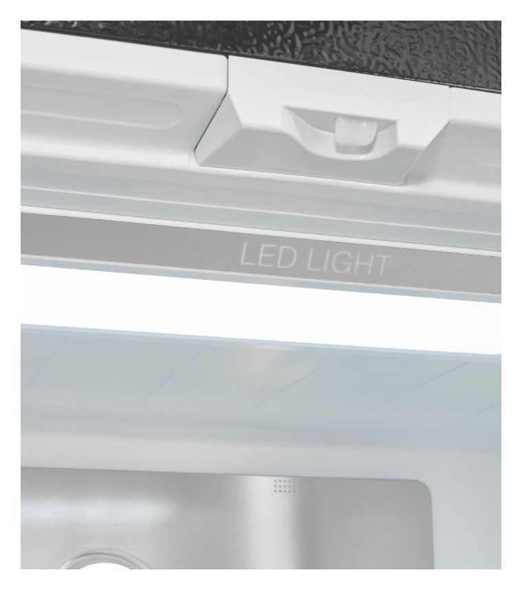 MD430-100-WS-202E Side-by-Side Kühl-/ Gefrierkombination 284 l / 148 l 283 kWh NoFrost 1830 mm x 836 mm  (Schwarz, Edelstahl) 