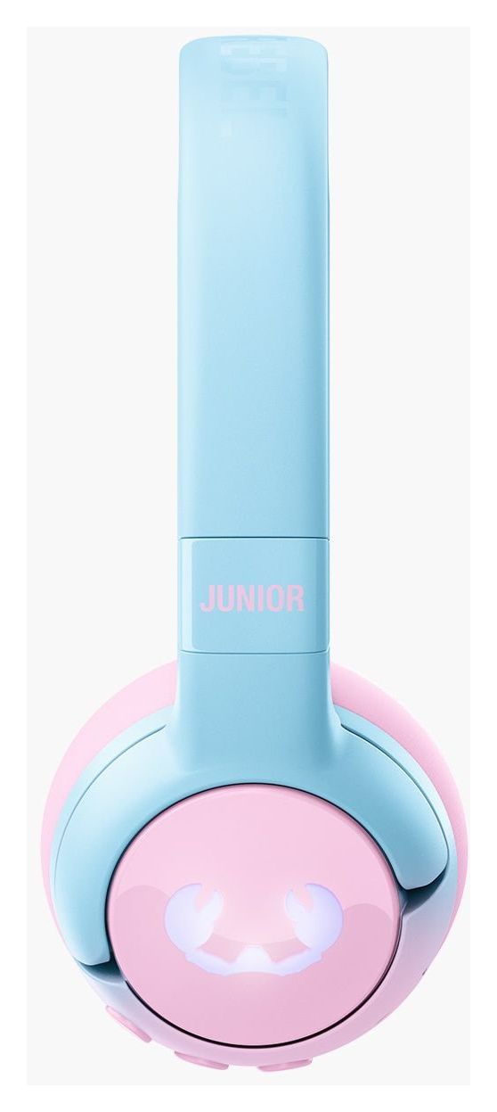 Code Junior Ohraufliegender Bluetooth Kopfhörer kabellos 48 h Laufzeit USB Typ-C  (Blau, Pink) 