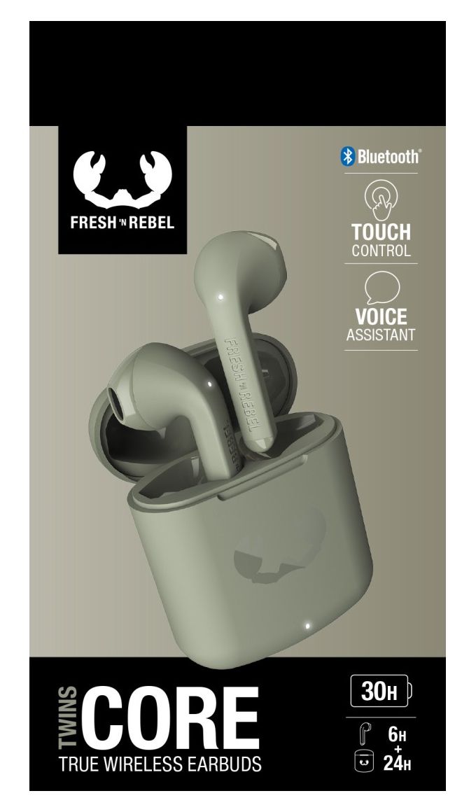 Twins Core In-Ear Bluetooth Kopfhörer Kabellos TWS 6 h Laufzeit  (Grün) 