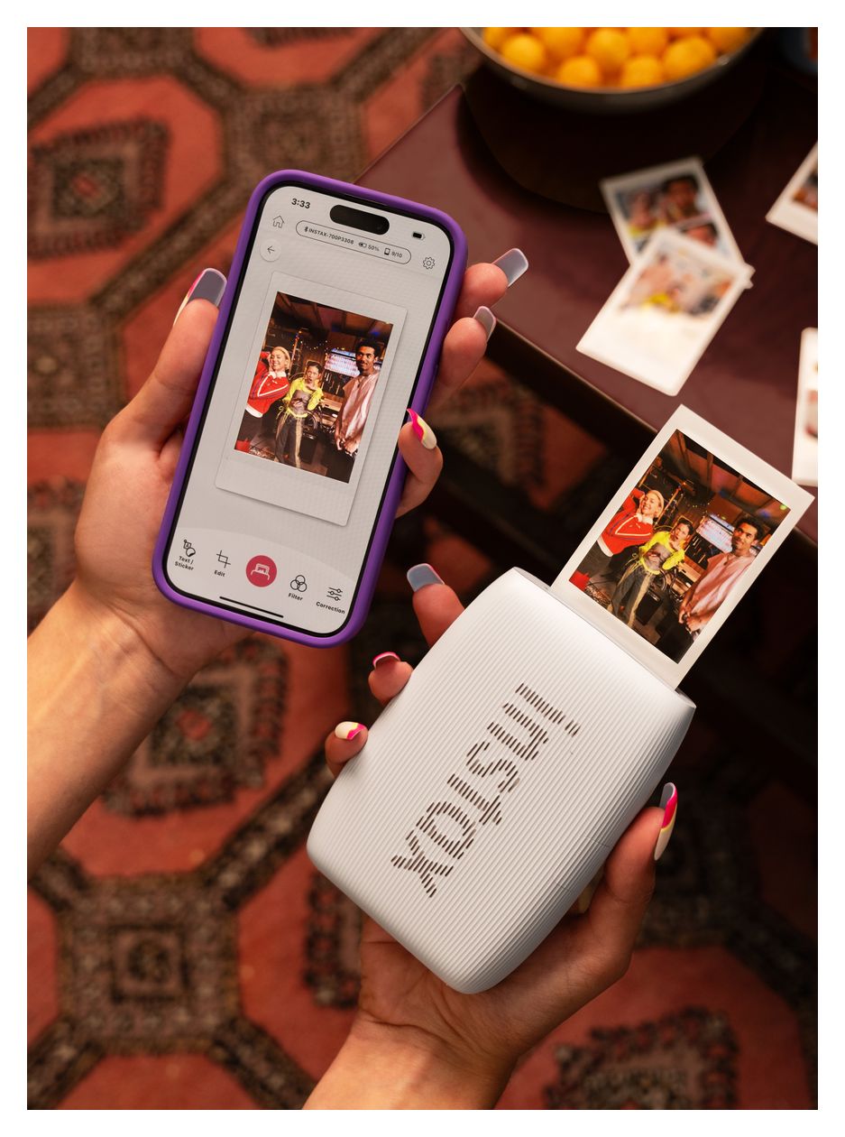 Instax Mini Link3 2.4" x 1.8" (6.2x4.6 cm) Foto Drucker 800 x 600 DPI  (Weiß) 