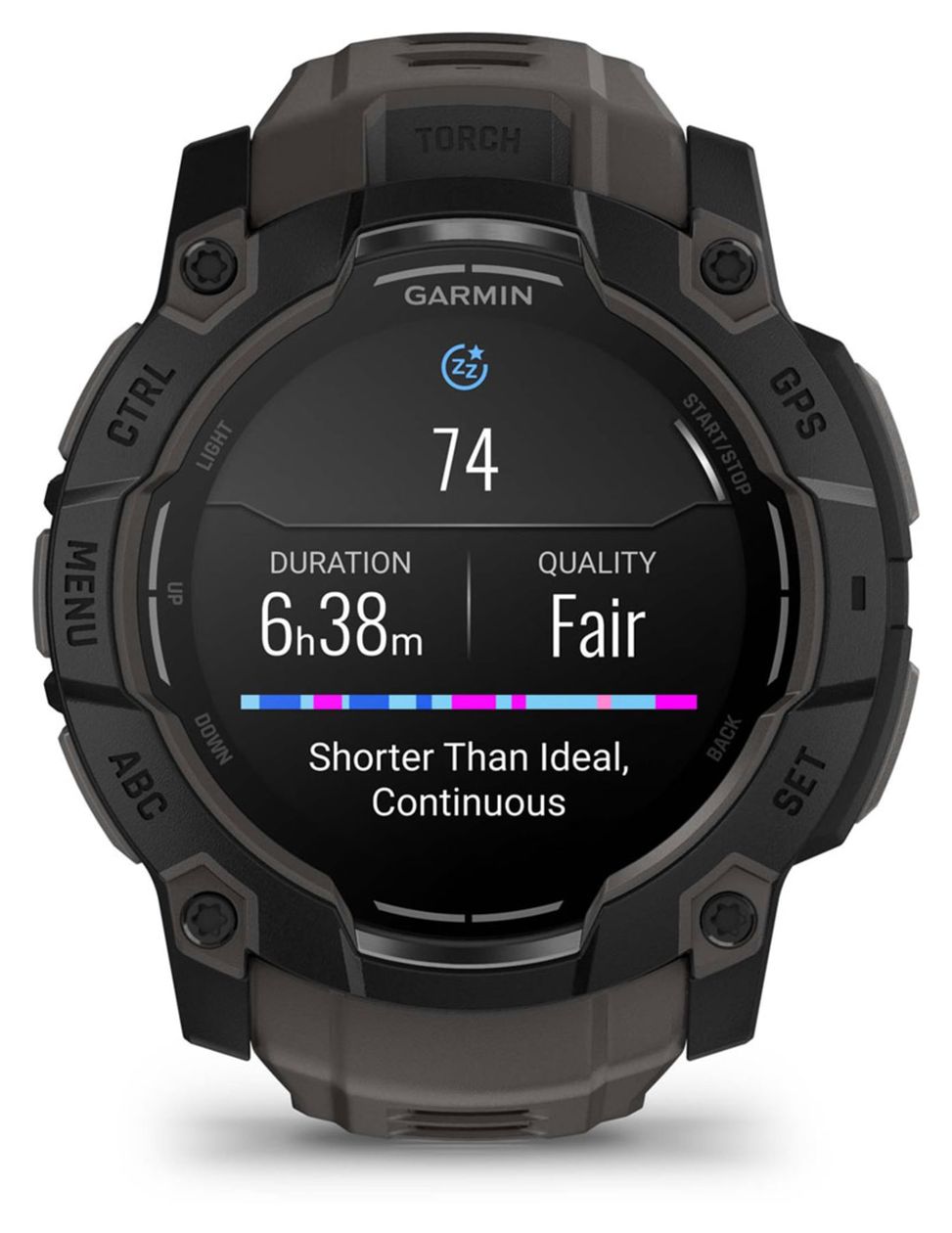 Instinct 3 Solar 50 mm Smartwatch Rund  (Schwarz) 
