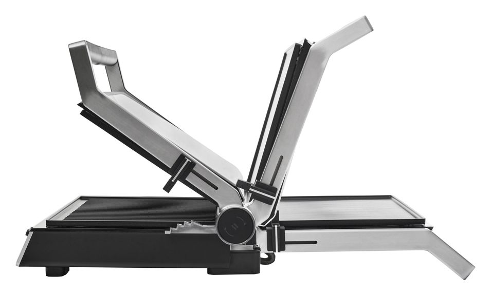 42542 Design BBQ Advanced Smart Kontaktgrill 2100 W mit 250 x 280 mm Fläche  (Schwarz, Edelstahl) 