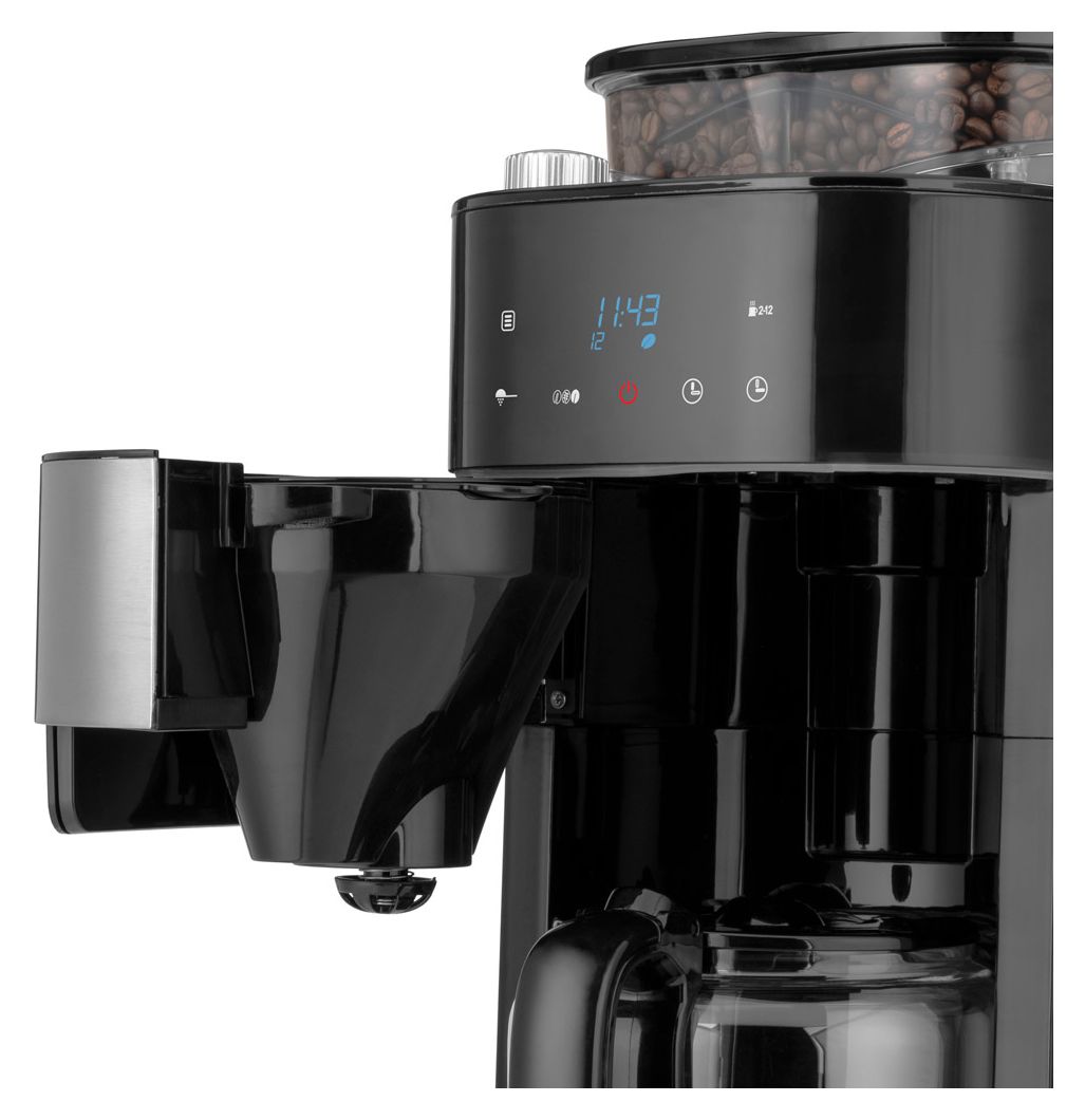 42711 Grind&Brew Pro 12 Tassen Filterkaffeemaschine 1,5 l  (Schwarz, Edelstahl) 