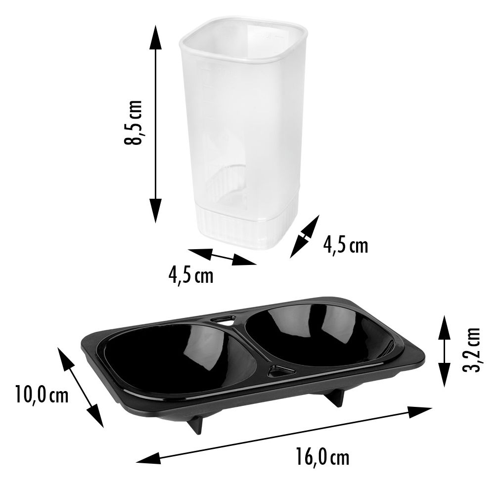 42803 EasyCook 6 Eierkocher für 6 Eier  (Schwarz, Edelstahl) 