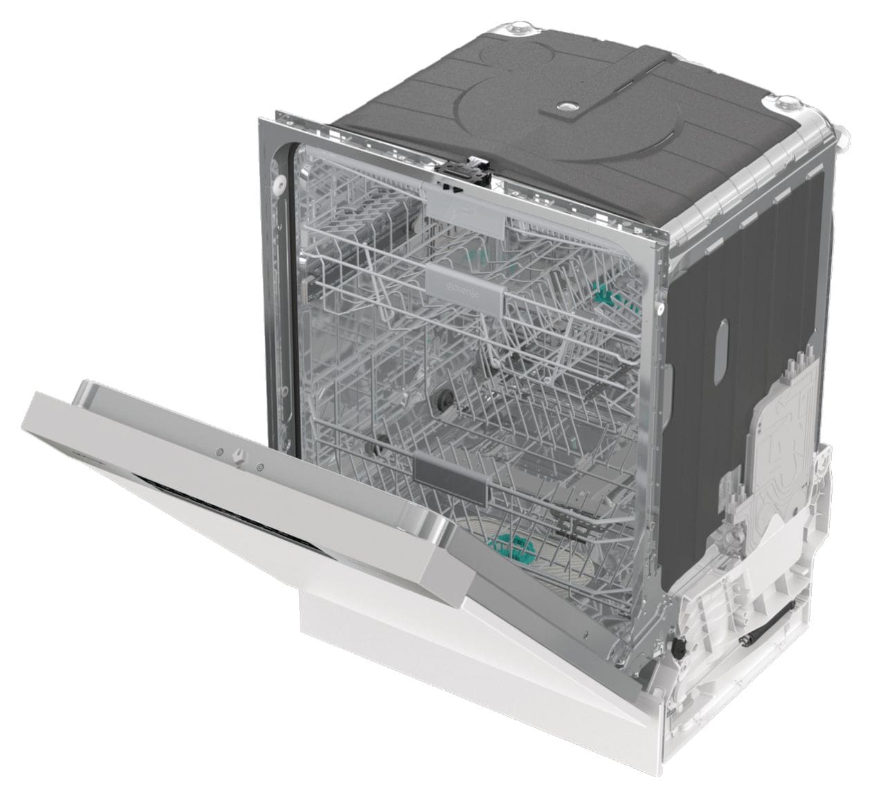 GI673C60X 60 cm Geschirrspüler teilintegriert (ohne Front) Sehr leise 16 Maßgedecke aquaStop Funktion 