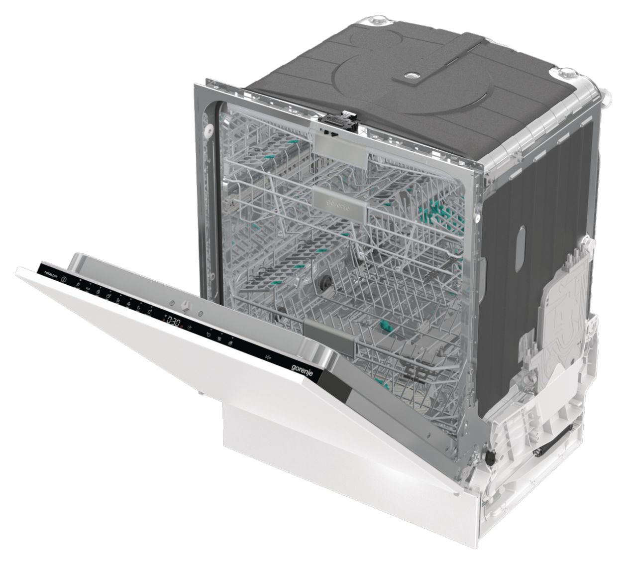 GV673C61 60 cm Geschirrspüler vollintegriert (ohne Front) Sehr leise 16 Maßgedecke aquaStop Funktion 