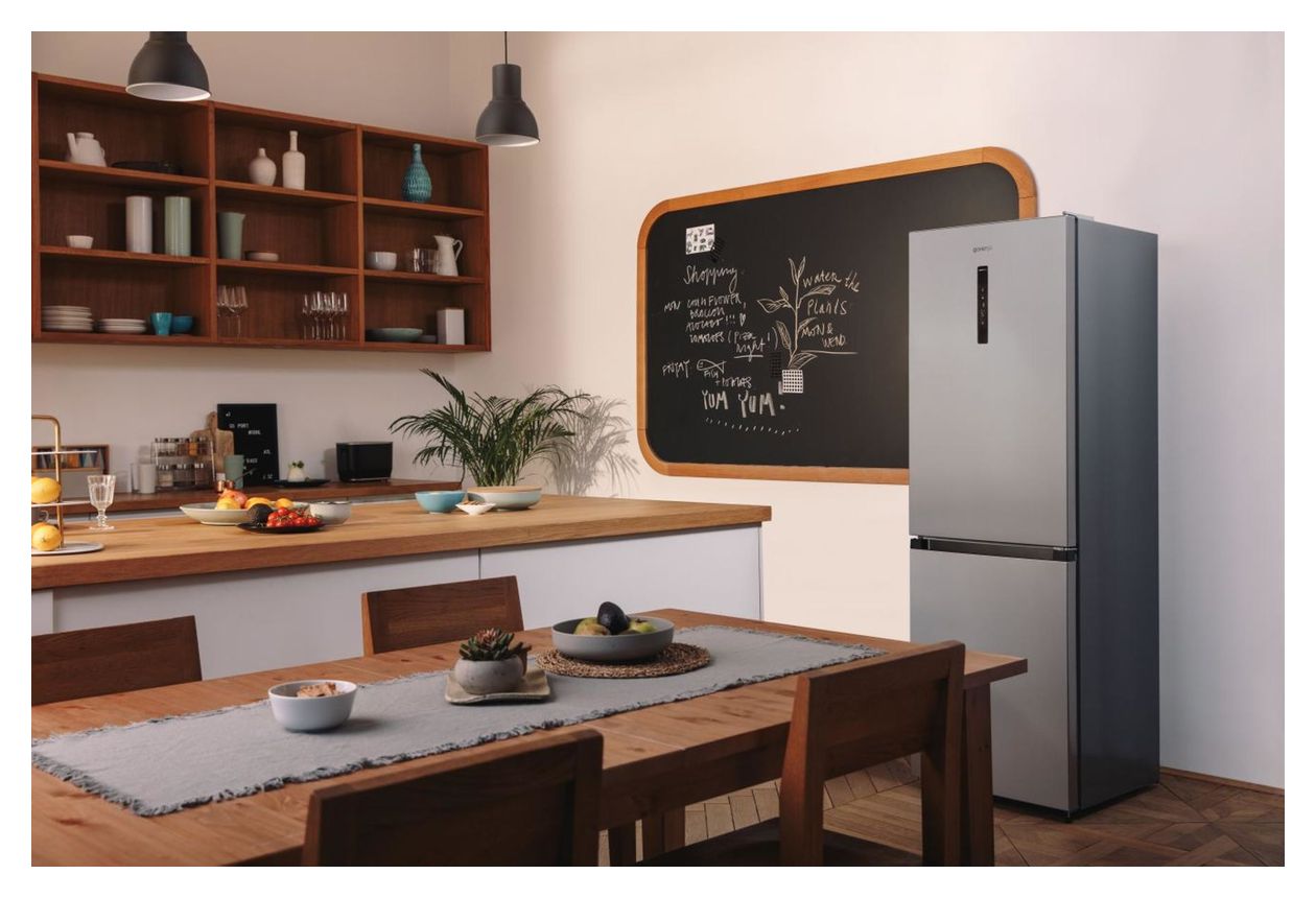 NRK619CAXL4 304 l / 97 l Kühl-Gefrierkombi freistehend NoFrost 155 kWh Jahr  (Grau) 