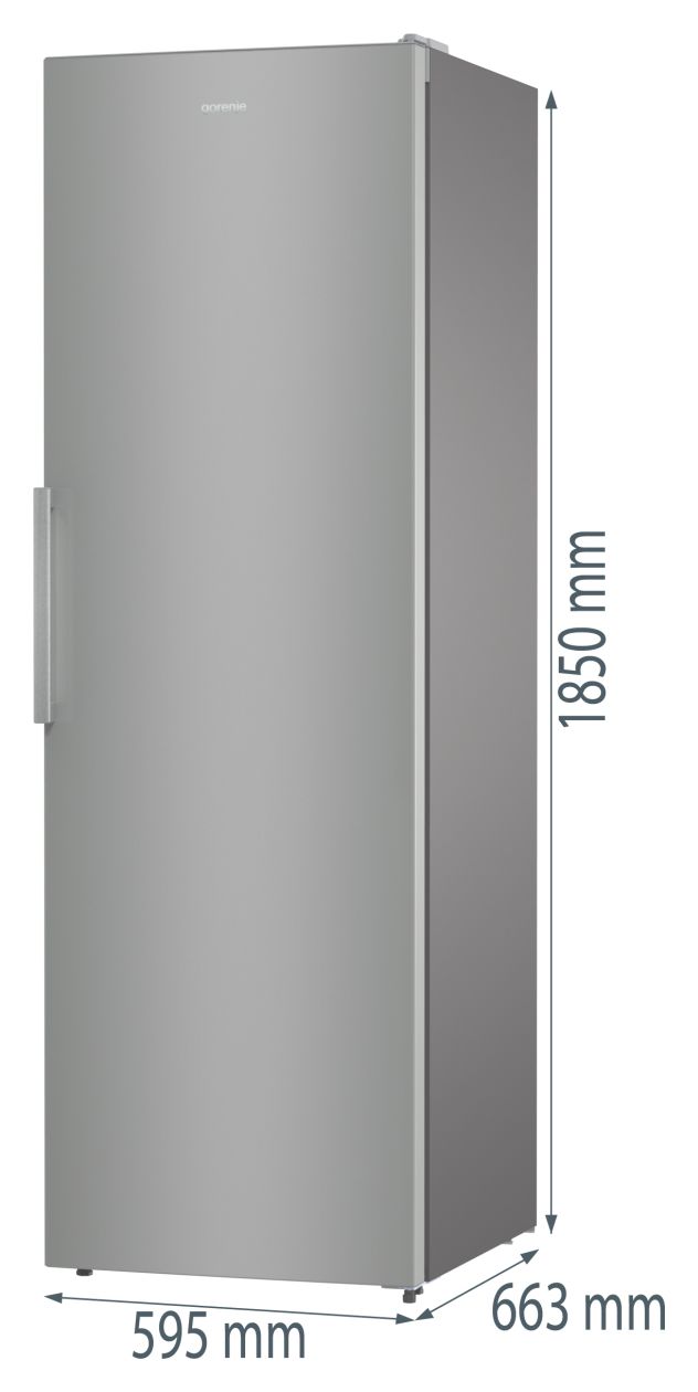 R619EES5 398 l / 398 l Kühlschrank freistehend EEK: E 122,6 kWh Jahr  (Grau) 