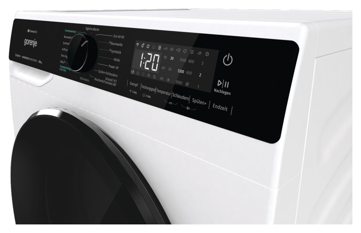 WD2PA854ADW/DE 8 kg 5 kg Kondensations Waschtrockner 1400 U/min 