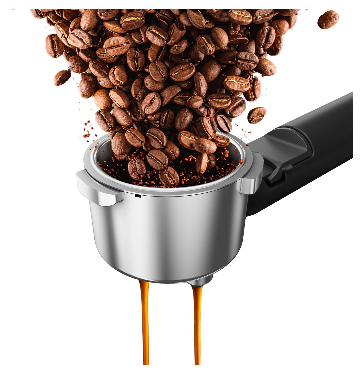 KSM8530 Siebträger Kaffeemaschine 20 bar 1688 W  (Schwarz, Braun) 