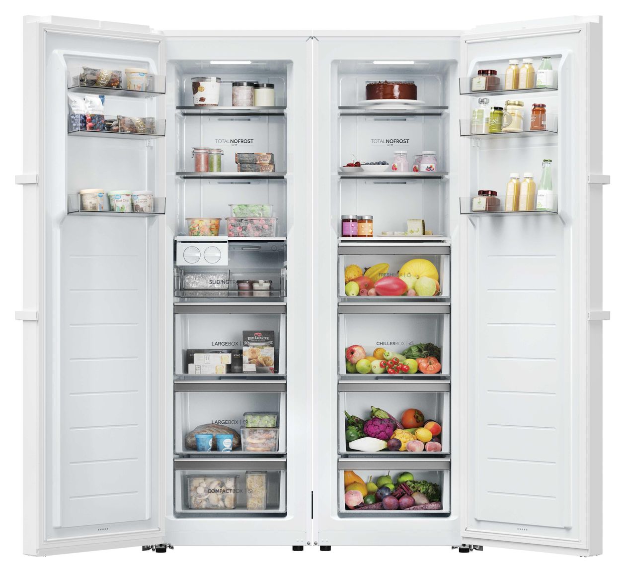 H4R306WAH1 301 l Kühlschrank freistehend EEK: A 56 kWh Jahr NoFrost  (Weiß) 
