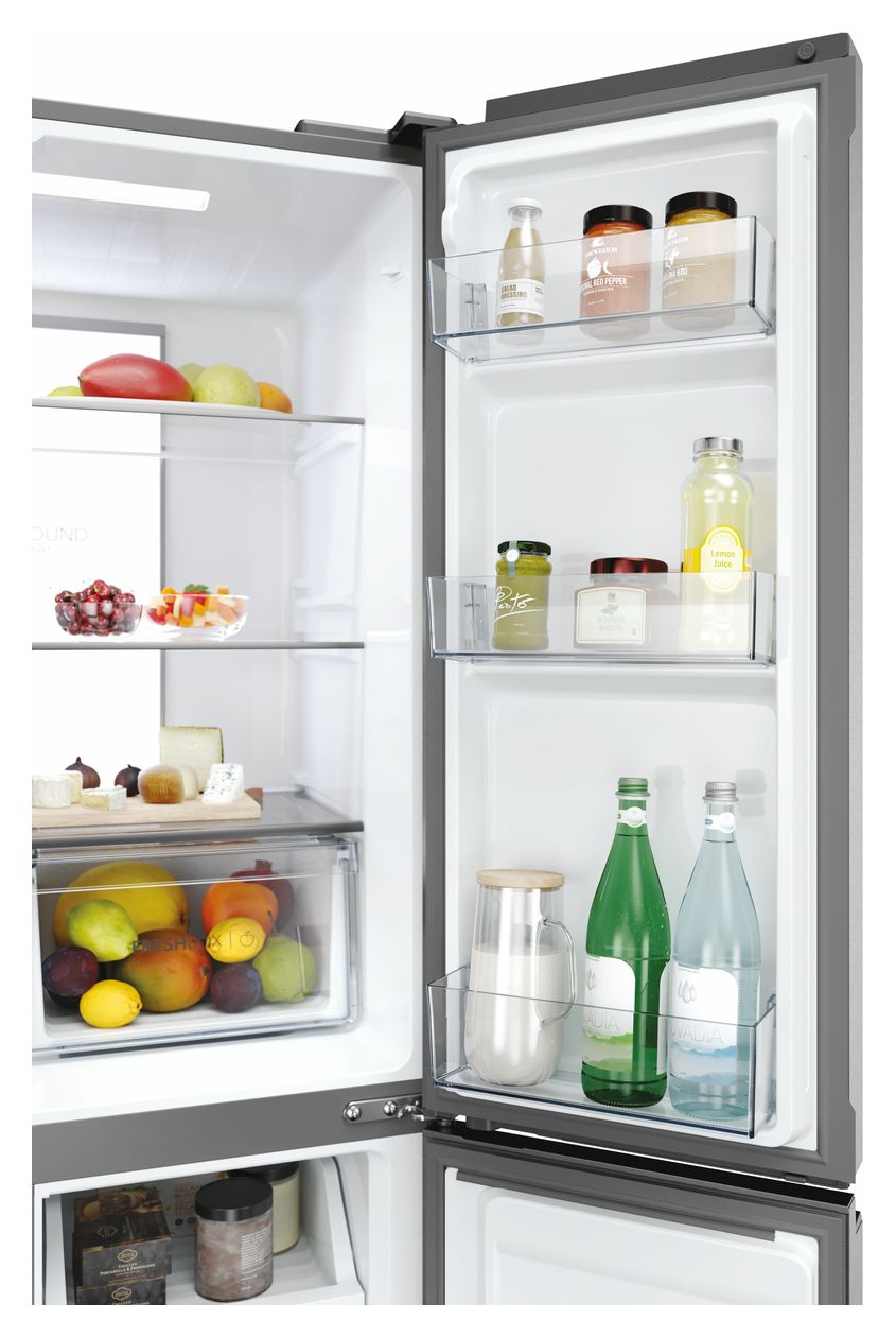 HCR7818DNMM Side-by-Side Kühl-/ Gefrierkombination 311 l / 156 l 226 kWh NoFrost 1815 mm x 833 mm  (Edelstahl) 