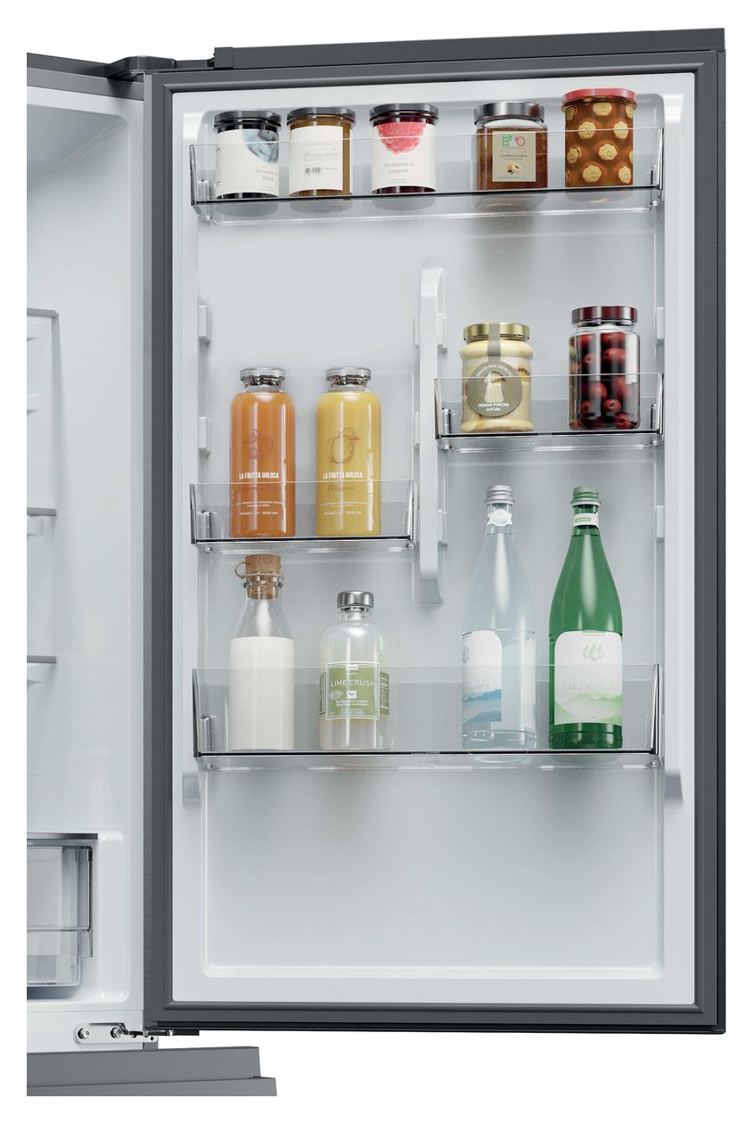 HTR3618CNMG 235 l / 125 l Kühl-Gefrierkombi freistehend NoFrost 173 kWh Jahr  (Silber) 