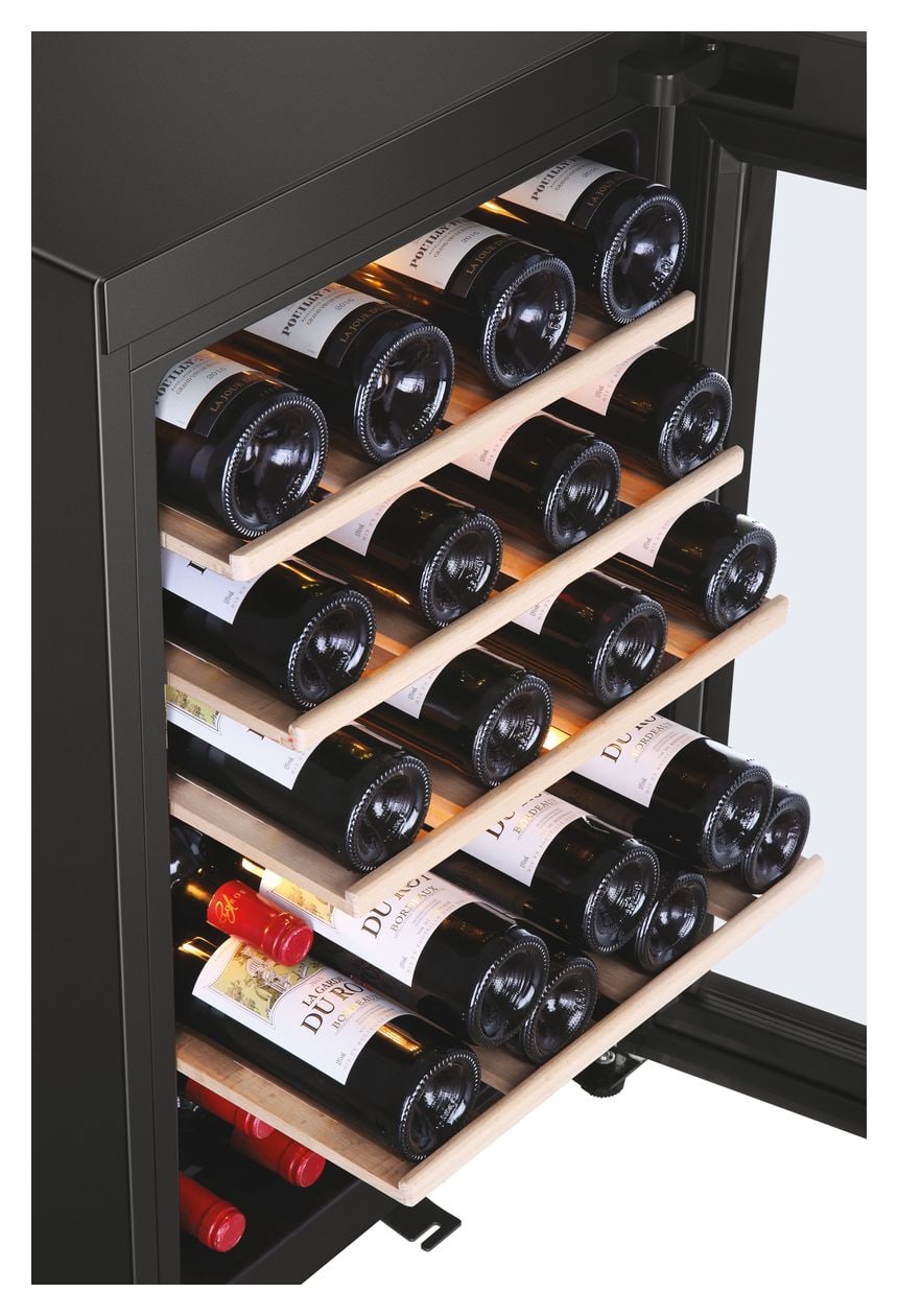 HWS49GAE Weinkühler Freistehend EEK: F 1 Zonen 49 Flasche(n) 