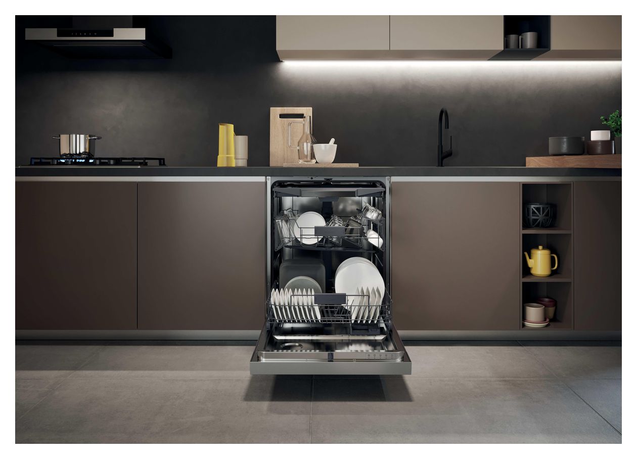 XH4B2F1S 60 cm Geschirrspüler teilintegriert (ohne Front) Sehr leise 14 Maßgedecke aquaStop Funktion 