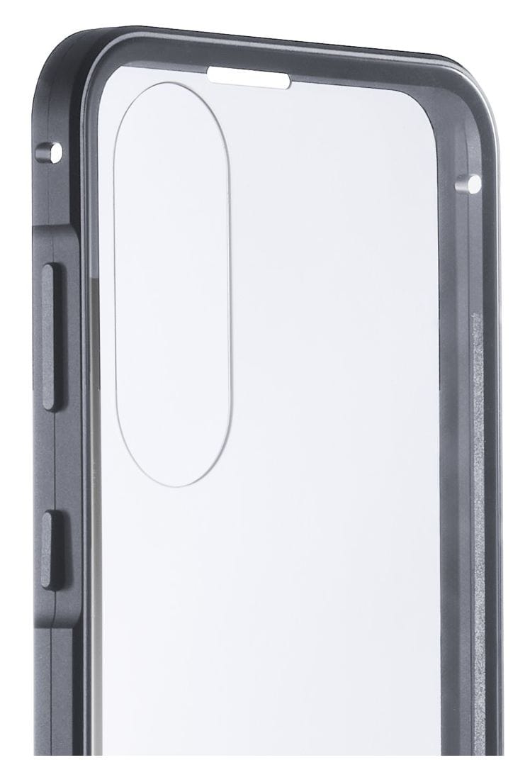 080295 360 Grad Glass Cover für Samsung Galaxy A57 5G  (Schwarz/Transparent) 