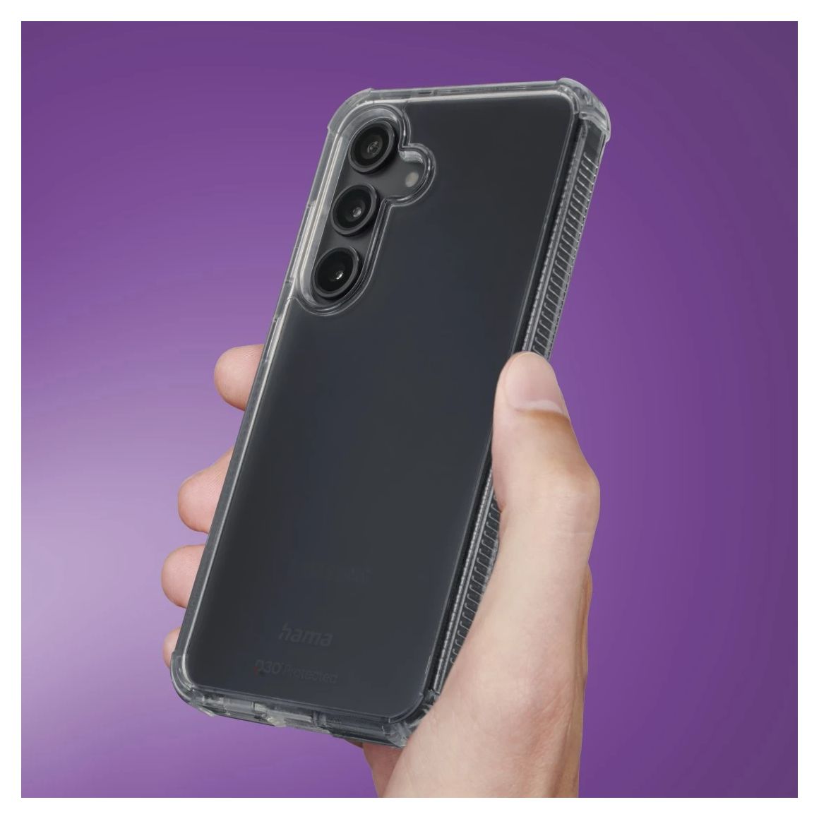 080441 Extreme Protect Cover für Samsung Galaxy S25 FE  (Transparent) 