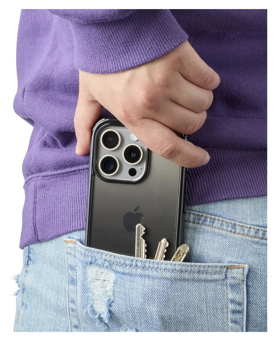 123754 Extreme Protect Cover für Apple iPhone 16  (Schwarz) 