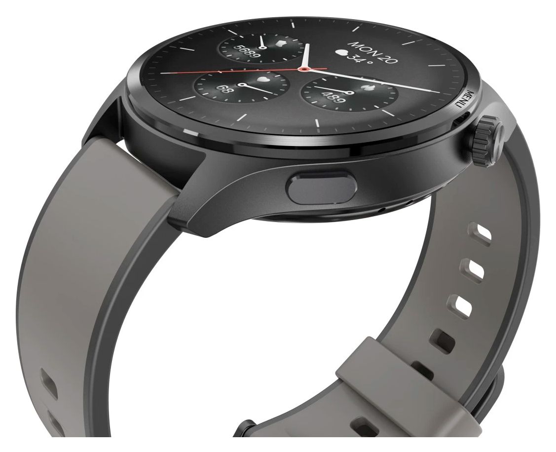 178627 9000 Digital 52 mm Smartwatch Rund IP68  (Anthrazit) 