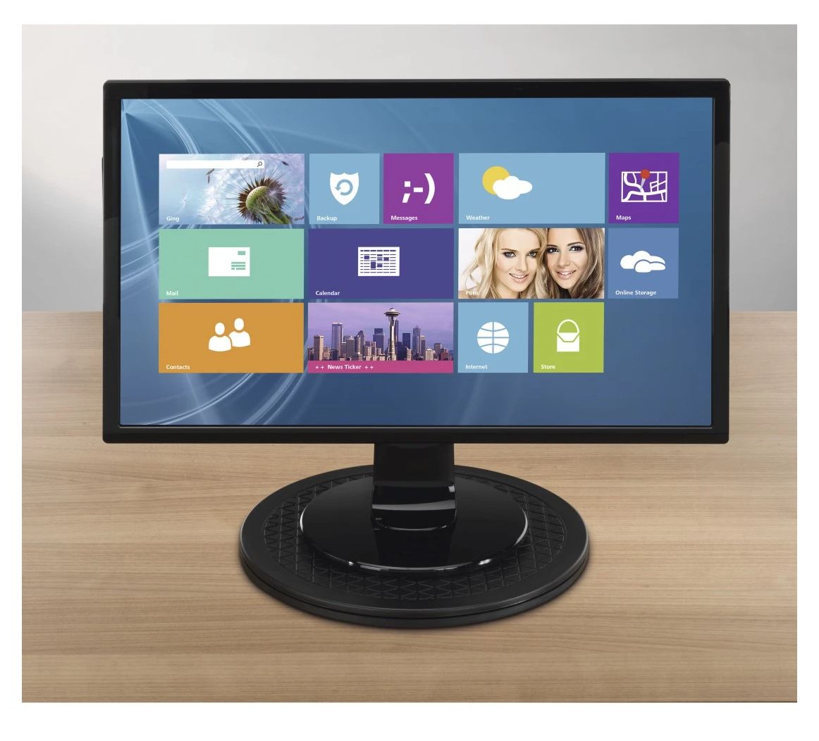 220892 Monitor-Drehteller L Tisch/Bank Halterung 80 kg 