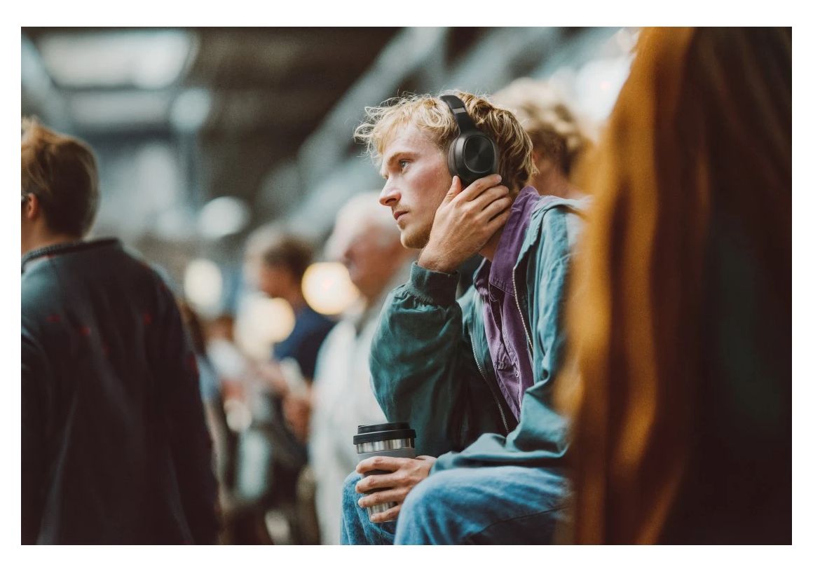 221821 Spirit Calypso X Over Ear Bluetooth Kopfhörer kabellos 60 h Laufzeit USB Typ-C  (Schwarz) 