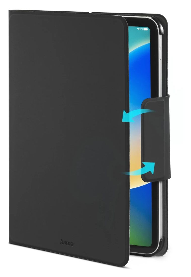 222095 Premium Folio aus Kunststoff für Apple iPad Pro 13" (2024) bis 33 cm (13") Staubresistent, Kratzresistent mit Magnetverschluss (Schwarz) 