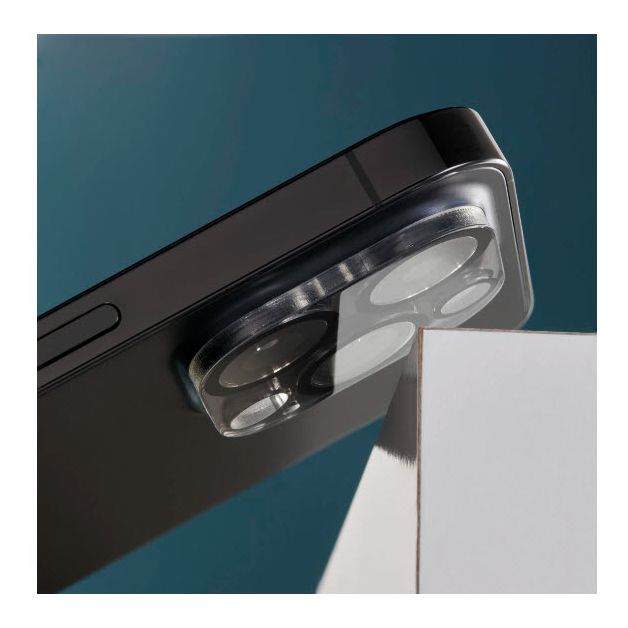 222742 Cam Protect Kameraobjektivschutz gehärtetes Glas 9H für  Apple iPhone 15 / 15 Plus Bruchfest, Schlagfest, Schlagfest, Kratzresistent, Splitterfrei, Schockresistent 