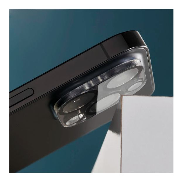 222745 Cam Protect Kameraobjektivschutz gehärtetes Glas 9H für  Apple iPhone 13 Bruchfest, Schlagfest, Schlagfest, Kratzresistent, Splitterfrei, Schockresistent 