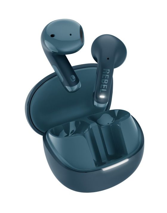 232954 Twins Core 2 In-Ear Bluetooth Kopfhörer Kabellos TWS 9 h Laufzeit IPX4 USB Typ-C  (Blau) 