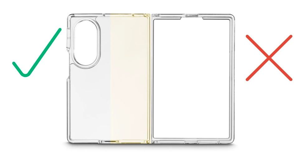122612 Always Clear Cover für Samsung Galaxy Z Fold8  (Transparent) 