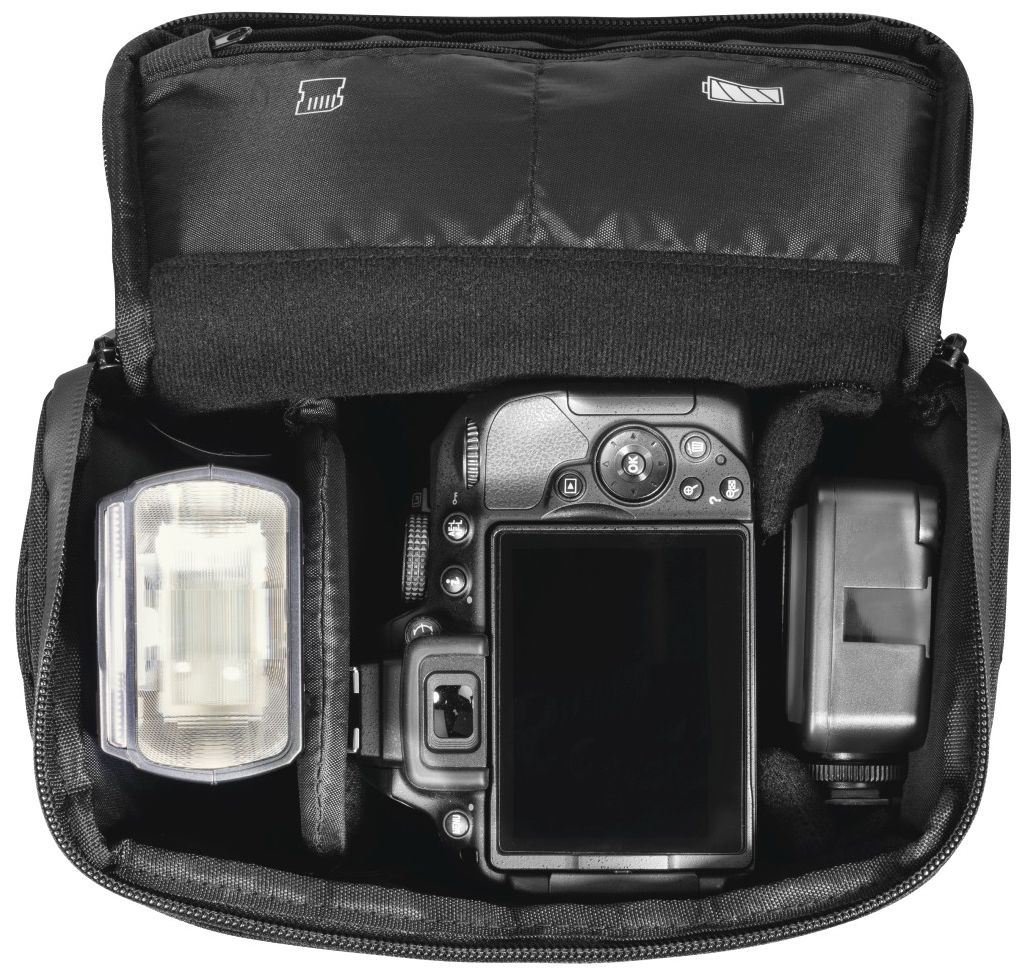 121338 Matera 130 Kameratasche für Jede Marke 200 x 105 x 165 mm (Schwarz) 