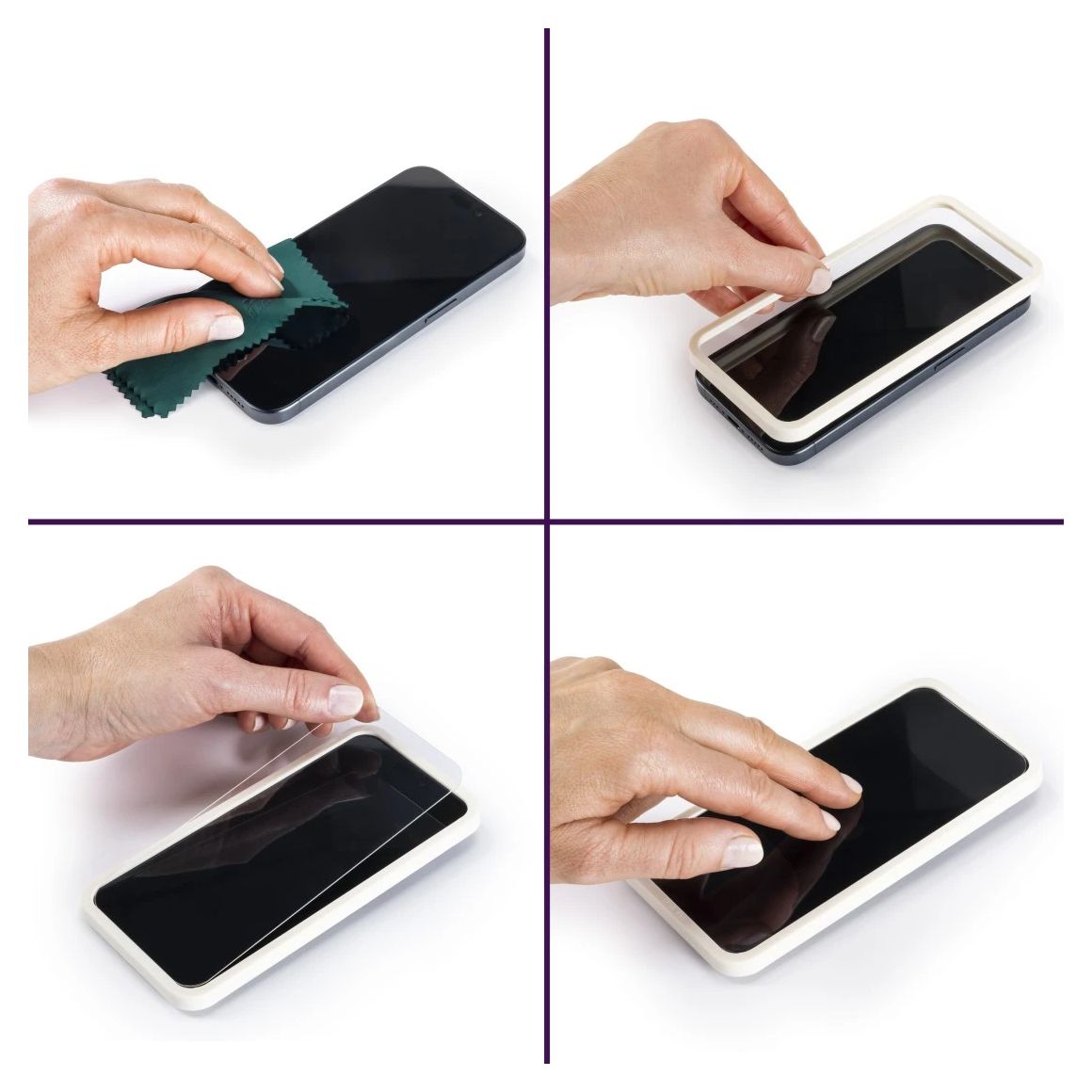 233319 Reflect Protect Klare Bildschirmschutzfolie Glas 10H für  Apple iPhone 17 Pro / 18 Pro Schlagfest, Kratzresistent, Splitterfrei, Stoßfest, Schlagfest 
