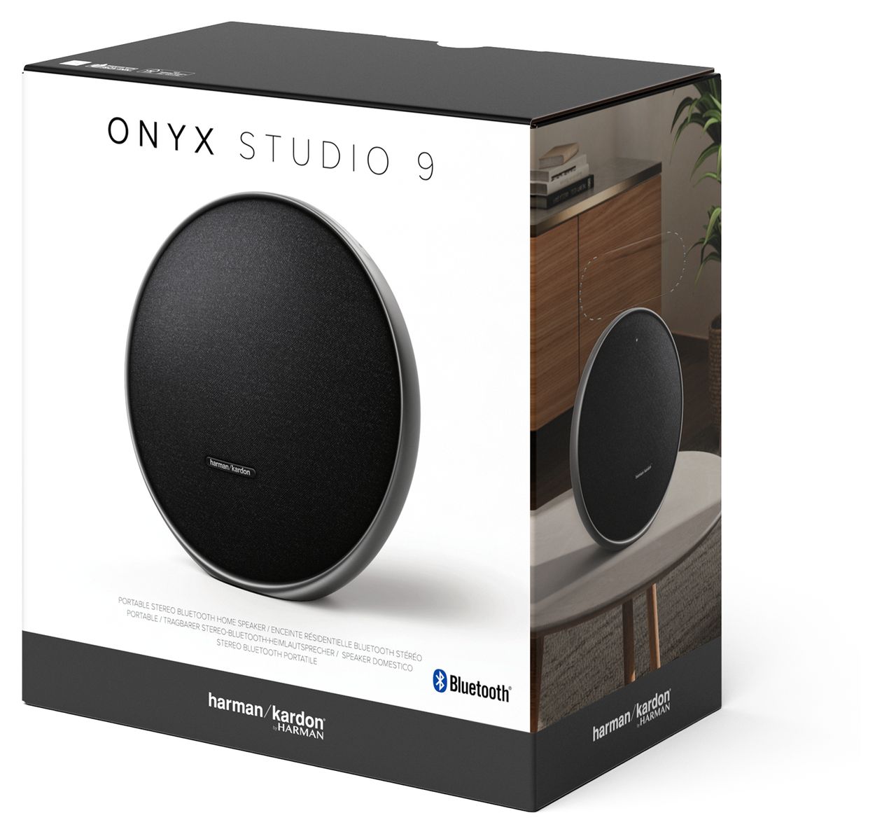 Onyx Studio 9 50 W Bluetooth Lautsprecher Laufzeit bis 8 h  (Schwarz, Grau) 