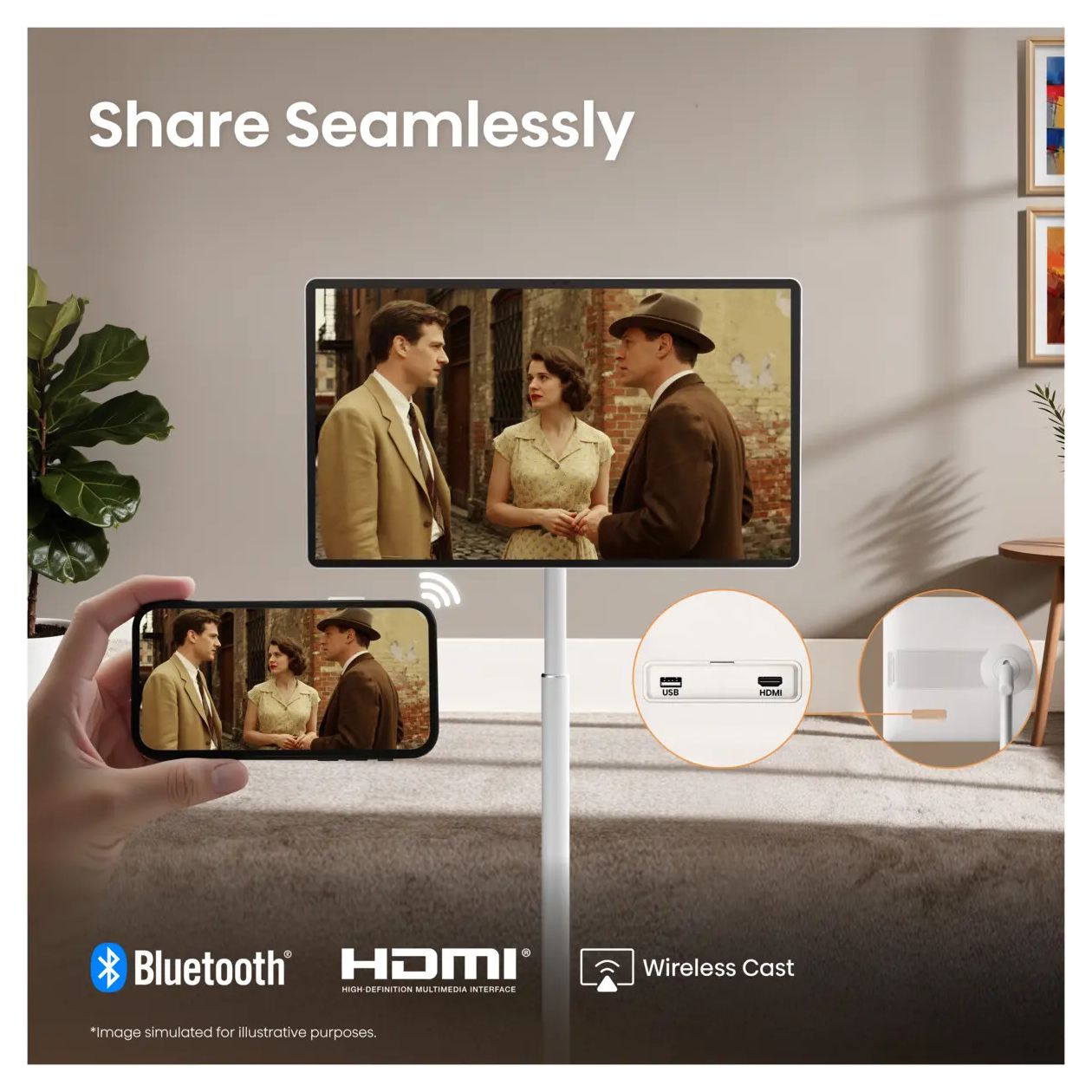 32 '' S6S | RoamView Portable Touchscreen 4K 60 Hz 