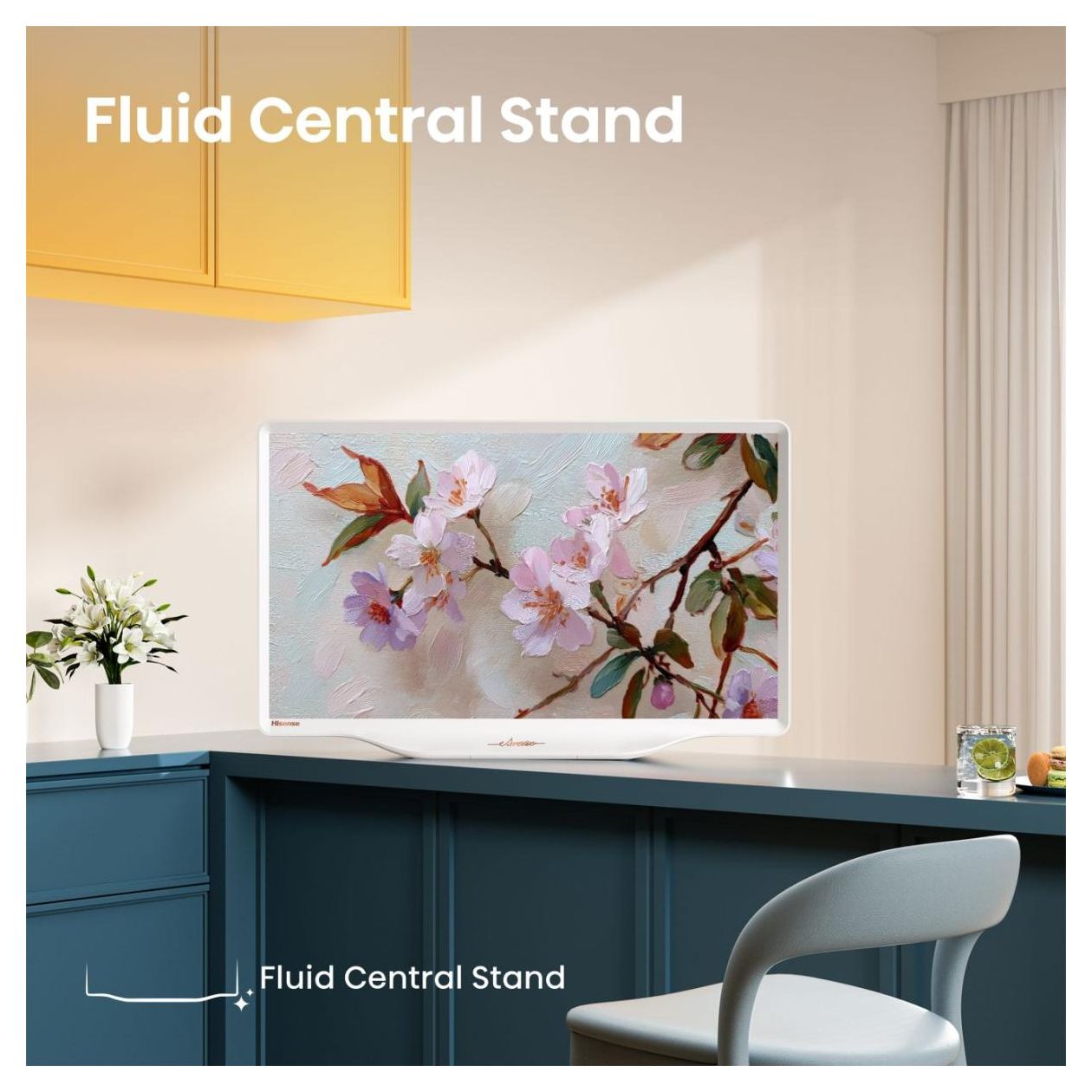 43S5DQ LED 109,2 cm (43 Zoll) Fernseher 4K Ultra HD  (Weiß) 