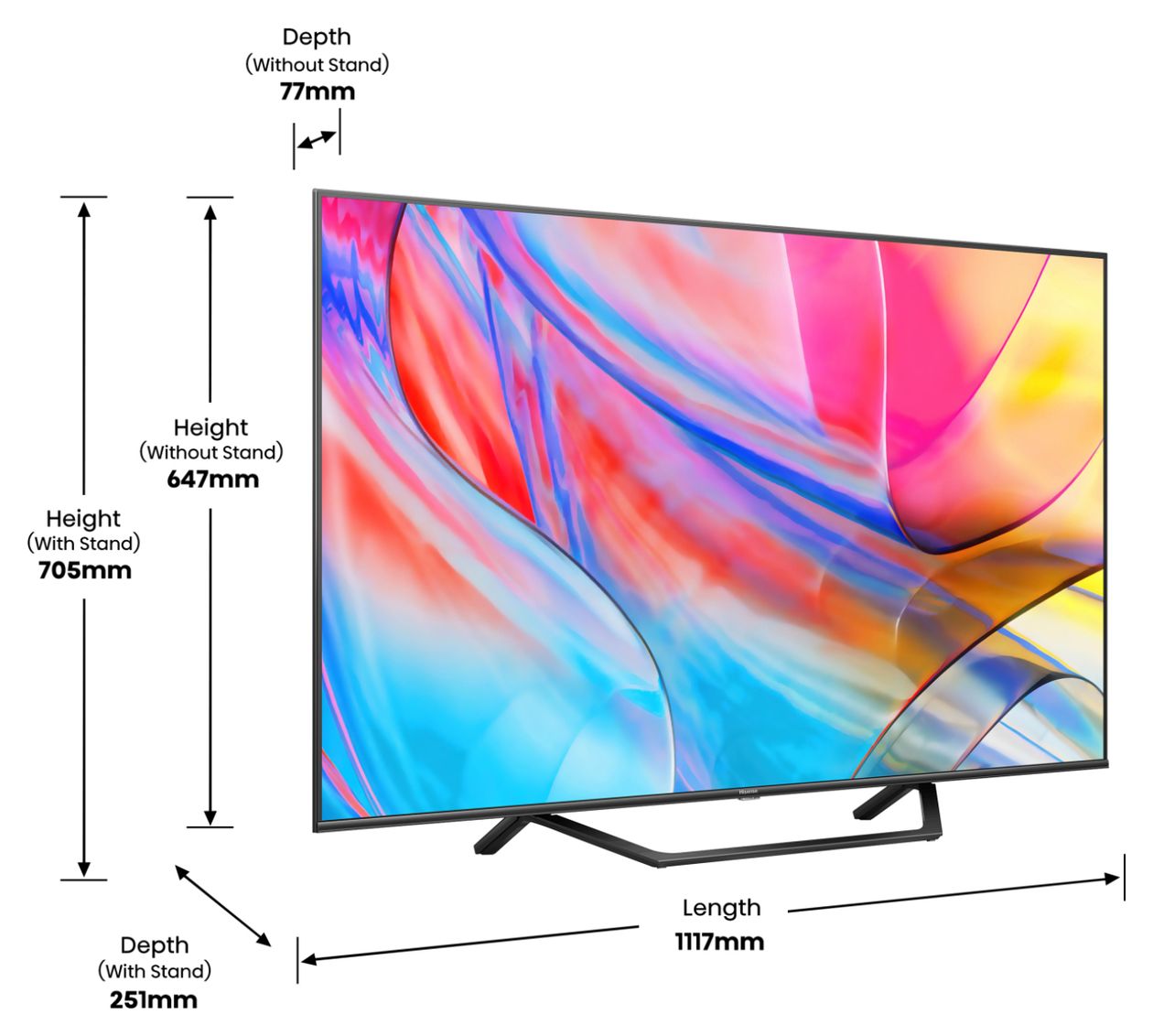 50A79KQ QLED 127 cm (50 Zoll) Fernseher 4K Ultra HD VESA 300 x 200 mm 