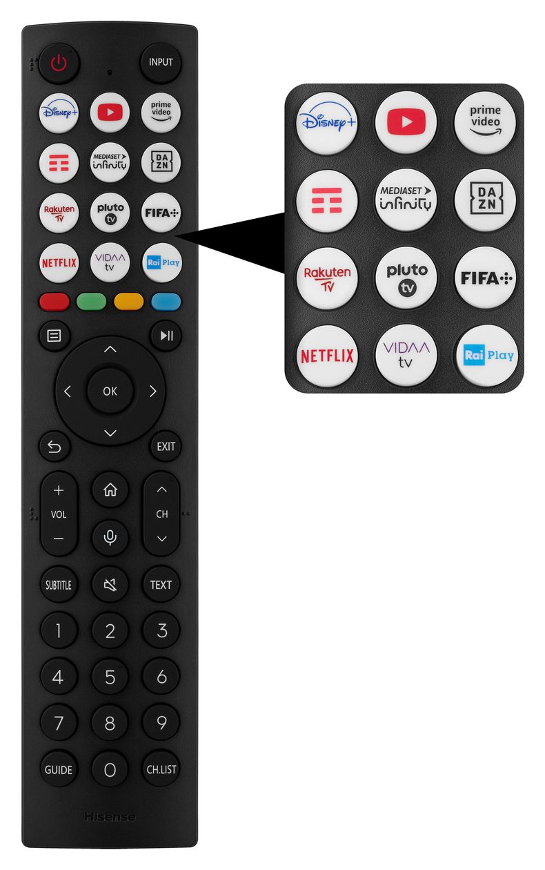 55A6K LED 139,7 cm (55 Zoll) Fernseher 4K Ultra HD VESA 200 x 400 mm 