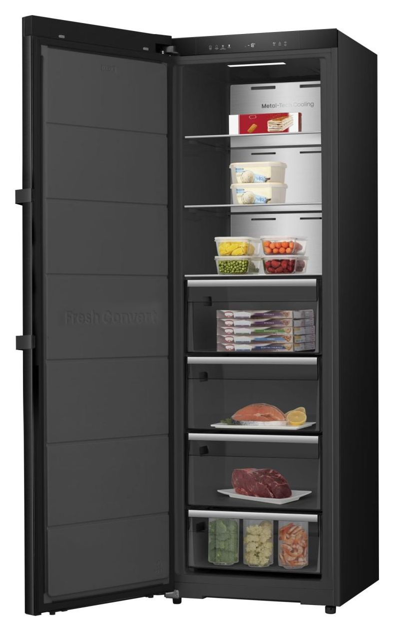 FT5K310GSFC1 312 l Gefrierschrank 166 kWh Jahr NoFrost  (Schwarz) 