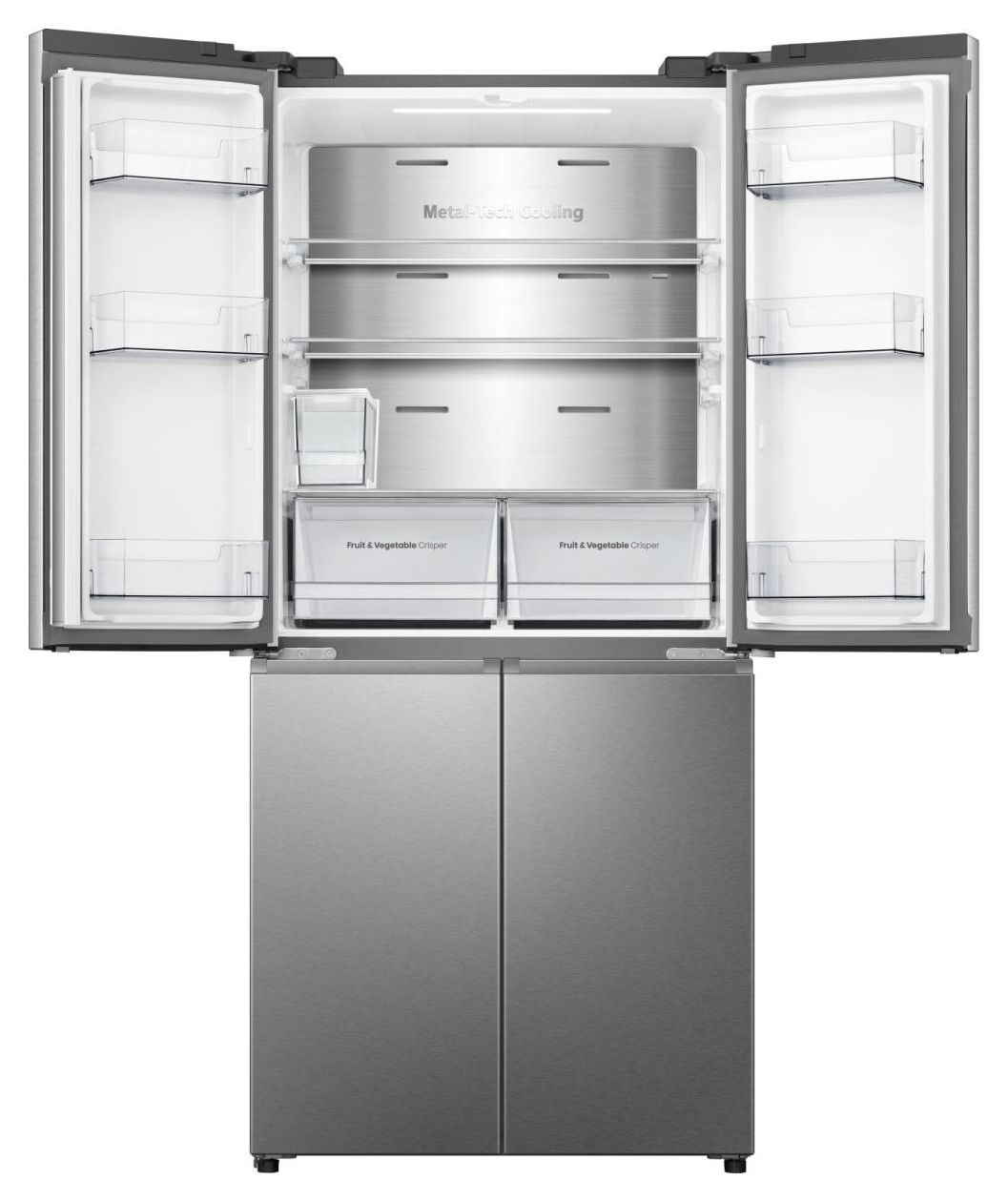 RQ5P470SYID Side-by-Side Kühl-/ Gefrierkombination 304 l / 87 l 235 kWh NoFrost 1785 mm x 794 mm  (Grau, Edelstahl) 
