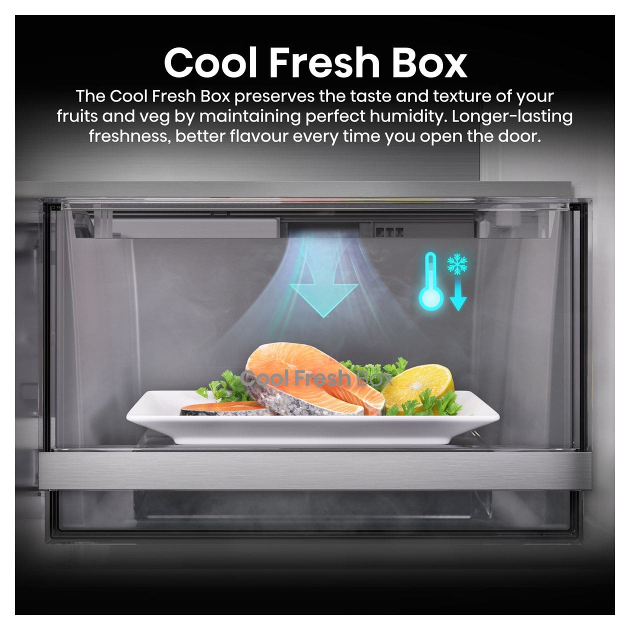 RQ5P640SSKD Side-by-Side Kühl-/ Gefrierkombination 397 l / 250 l 277 kWh NoFrost 1790 mm x 910 mm  (Schwarz, Edelstahl) 