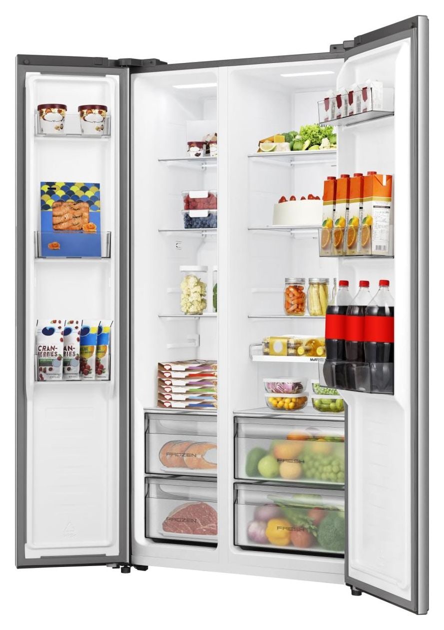 RS3P558NEIC Side-by-Side Kühl-/ Gefrierkombination 347 l / 197 l 204 kWh NoFrost 1786 mm x 911 mm  (Edelstahl) 