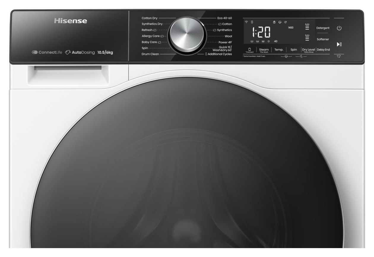 WD5S1045BW 10,5 kg 6 kg Kondensations Waschtrockner 1400 U/min 