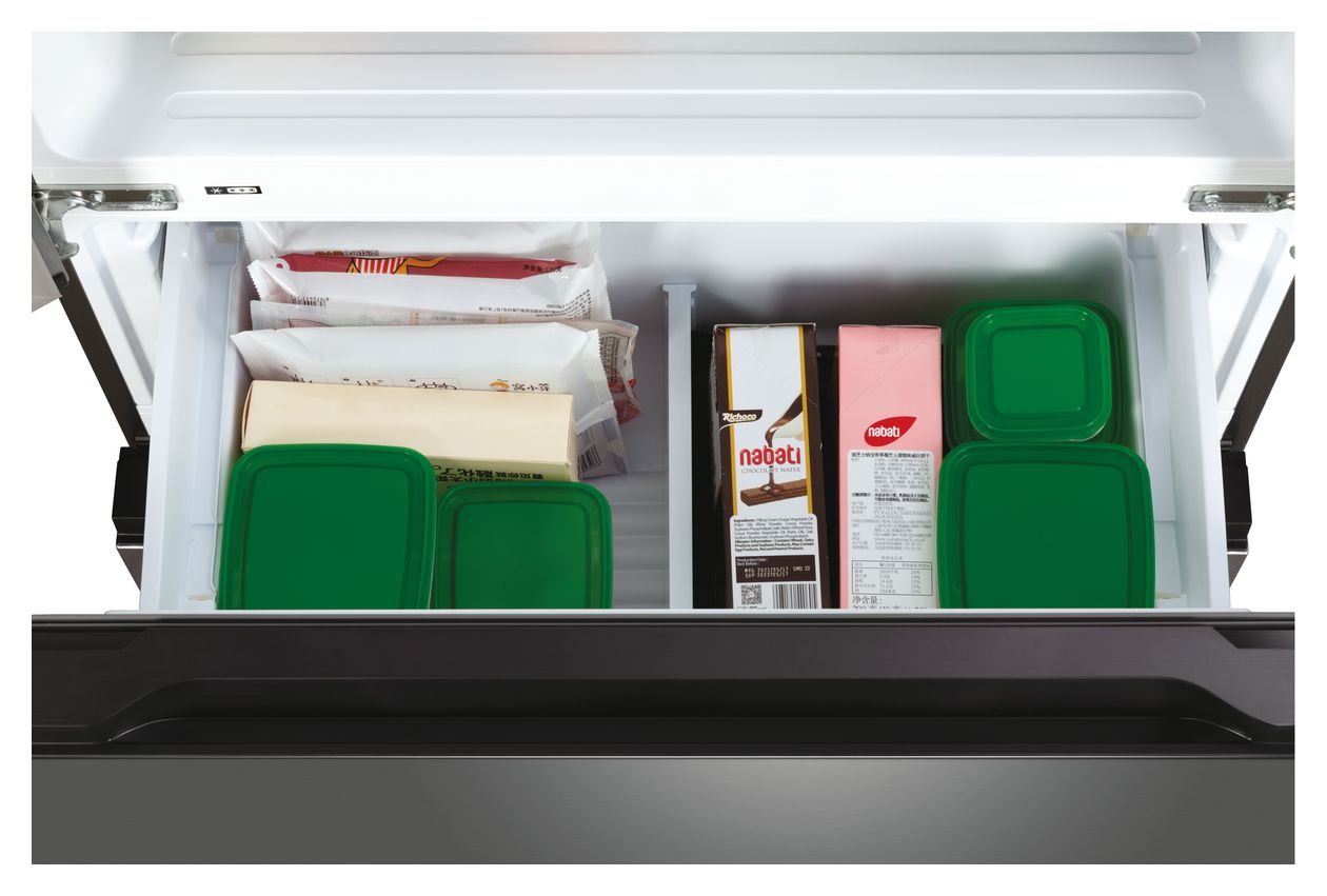 HSF818EXWD Side-by-Side Kühl-/ Gefrierkombination 284 l / 148 l 282 kWh NoFrost 1830 mm x 836 mm  (Edelstahl) 