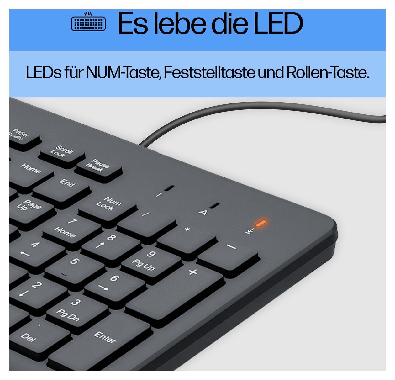 150 Universal Tastatur USB  (Schwarz) 