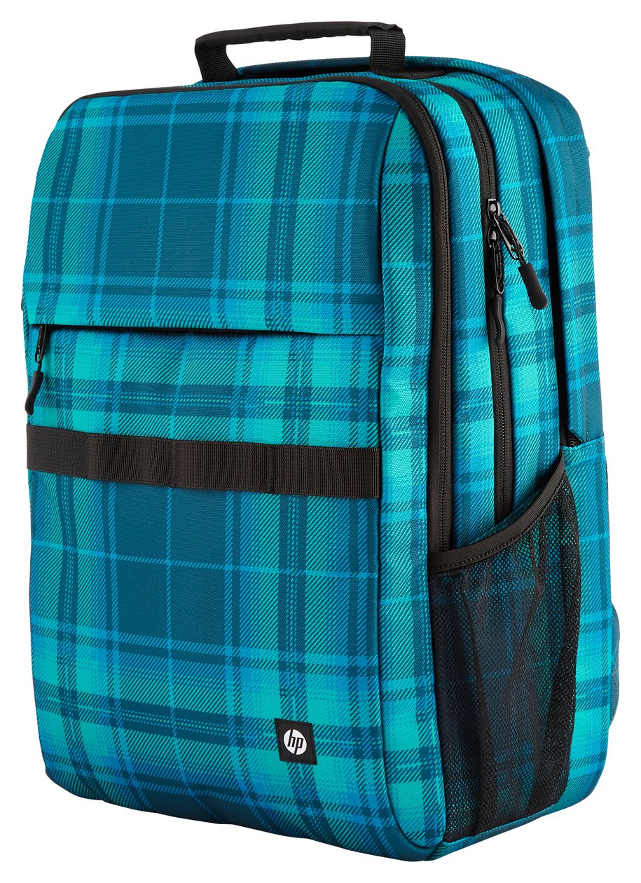 Campus XL Notebook-Rucksack Tartan Plaid bis 40,9 cm (16.1 Zoll) (Blau) 