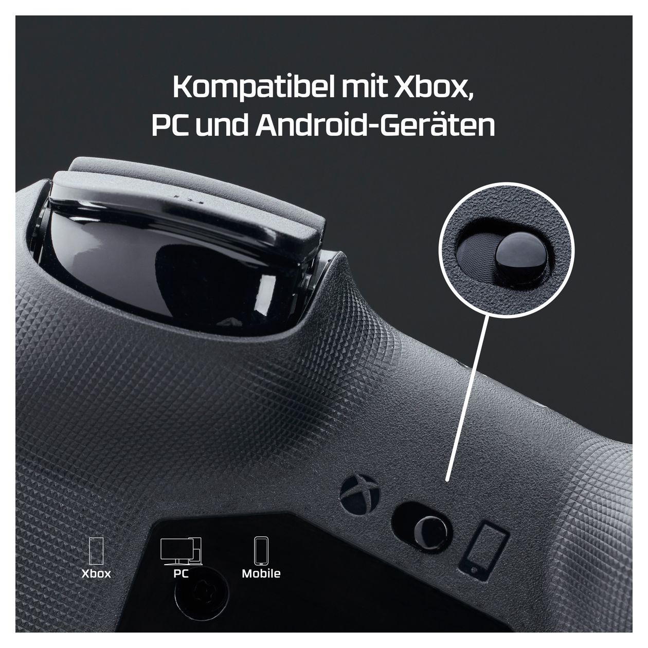 Clutch Tanto Mini Joystick für Xbox, Xbox One  (Schwarz) 