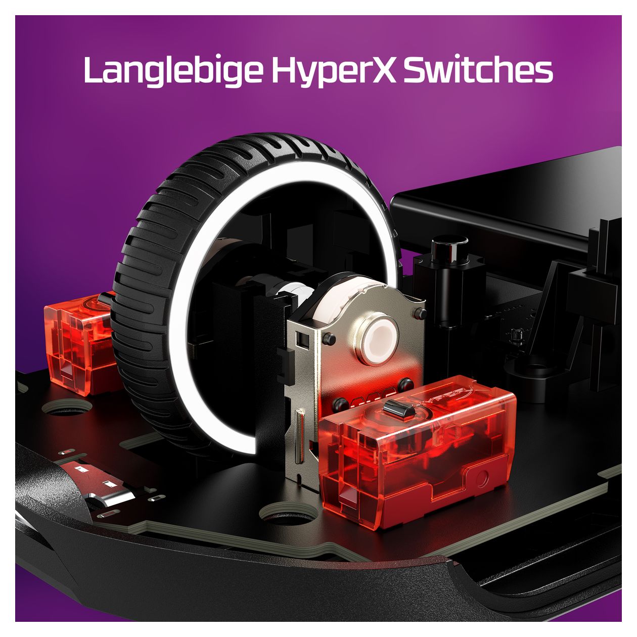 HyperX Pulsefire Haste 2 Wireless 26000 DPI Gaming Maus  (Weiß) 