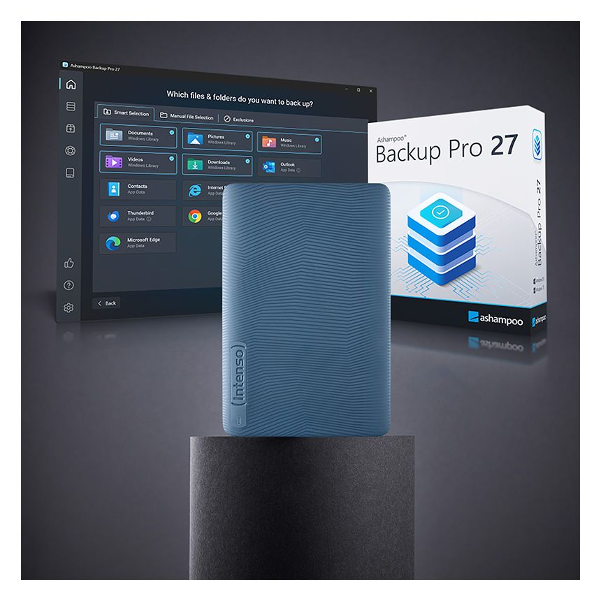 Memory Safe 2 TB externe Festplatte 2.5"  (Blau) 
