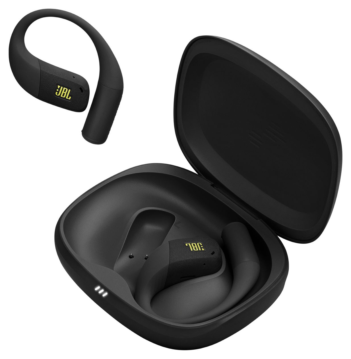 Endurance Zone In-Ear Bluetooth Kopfhörer kabellos 32 h Laufzeit IP68  (Schwarz, Limette) 