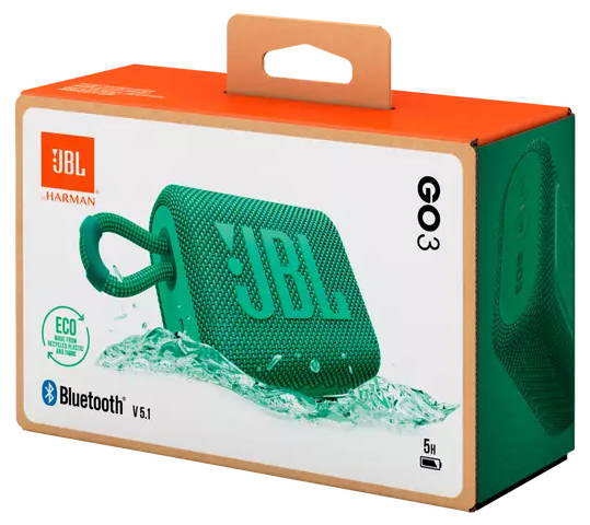 Go 3 Eco Bluetooth Lautsprecher Wasserdicht (Grün) 